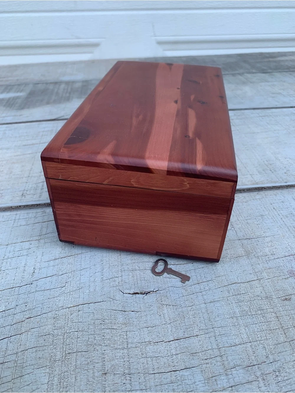 Vintage Lane Mini Cedar Chest JCPenney Gift Registry The Perfect Match Box Key